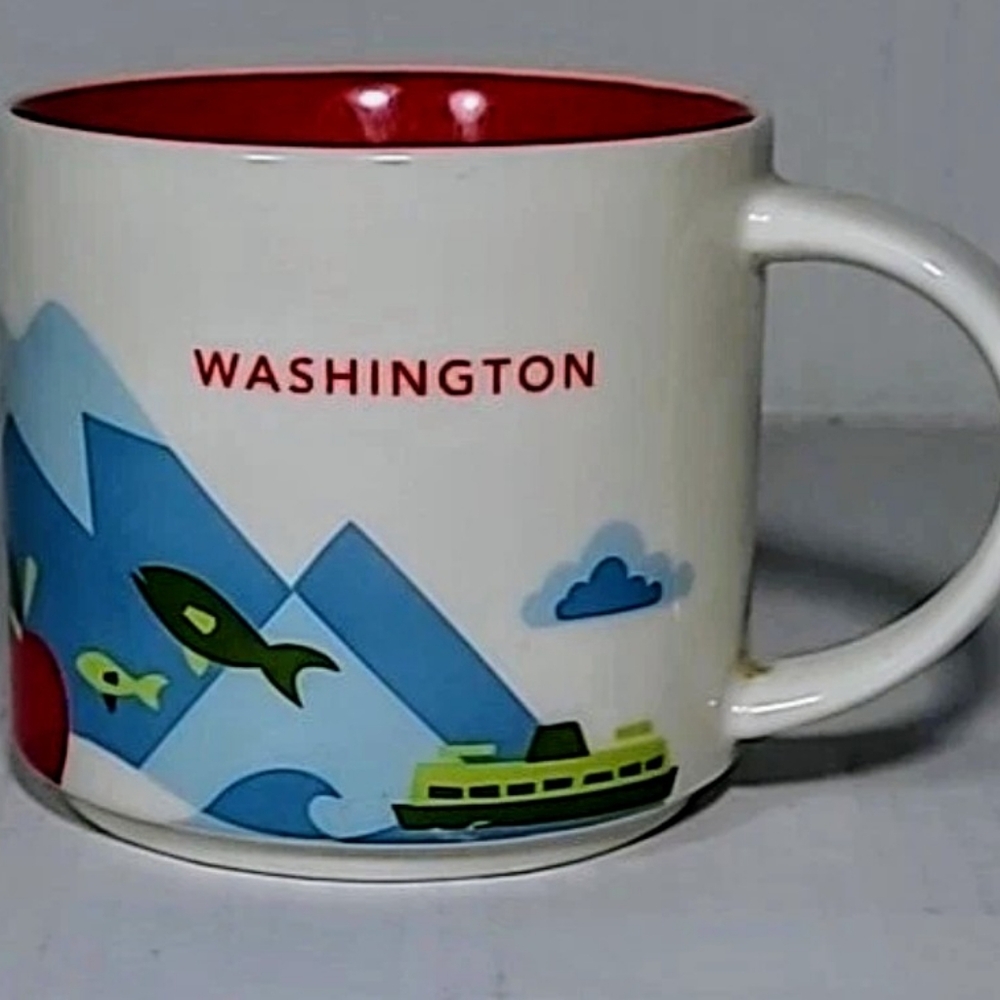Vintage Starbucks “You are Here” Series Collectable Mug-Washington